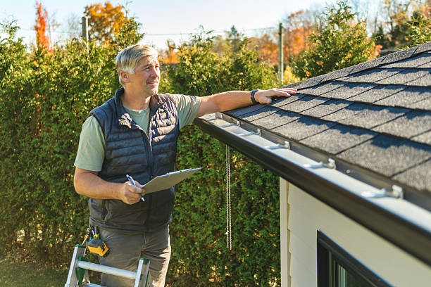 Professional Hail Damage Roof Repair technician working in Salinas, CA